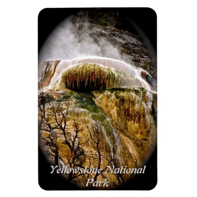 WITCHES CAULDRON IN YELLOWSTONE MAGNET (Vertical)