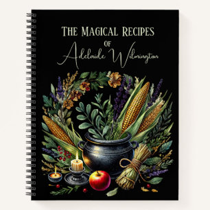 Witches' Cauldron Recipes Personalised Notebook