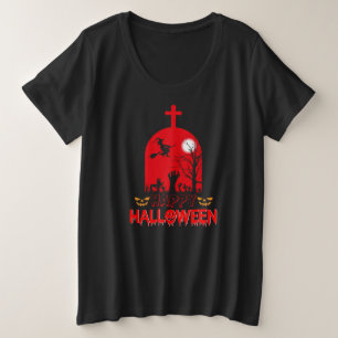 Witches Cemetery  Plus Size T-Shirt