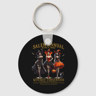 Witches' Convention Halloween Girls Salem Annual S Key Ring