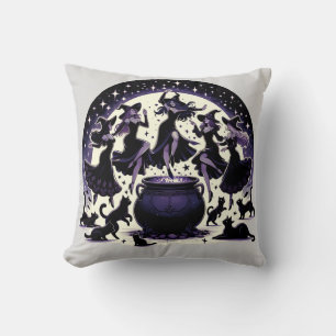 Witches Dans: Enchanted Forest Gathering Cushion
