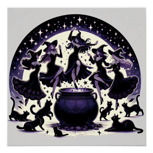 Witches Dans: Enchanted Forest Gathering Poster (Front)