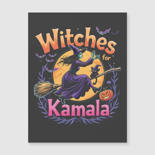Witches For Kamala Childless Cat Lady Halloween (Front)