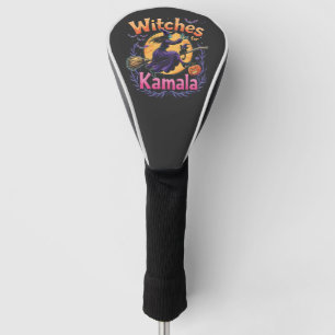 Witches For Kamala Childless Cat Lady Halloween Golf Head Cover