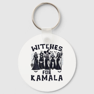Witches For Kamala Harris Election 2024 Halloween Key Ring