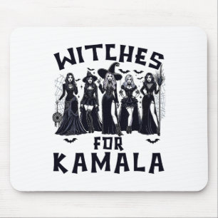 Witches For Kamala Harris Election 2024 Halloween Mouse Pad
