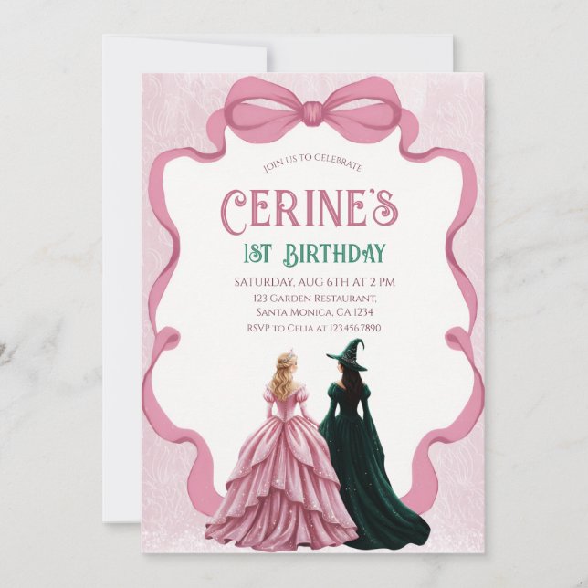 Witches Girl Birthday Magical Party  Invitation (Front)