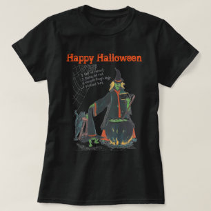 Witches Halloween Brew Scary Designed T-Shirt