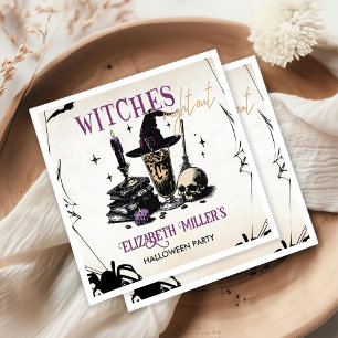 Witches Halloween Night Party Napkin
