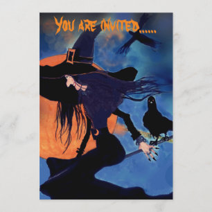 Witches Halloween Party invitation by Artist