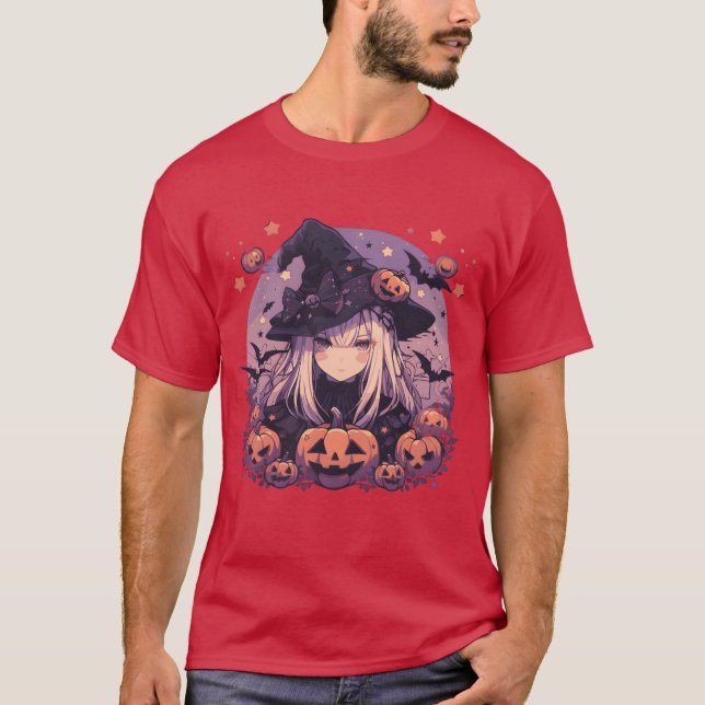 Witches Halloween Witch Pumpkin Halloween Party fu T-Shirt (Front)