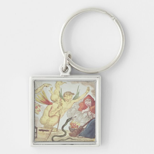 Witches in a Hayloft Key Ring (Front)