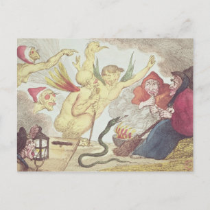 Witches in a Hayloft Postcard