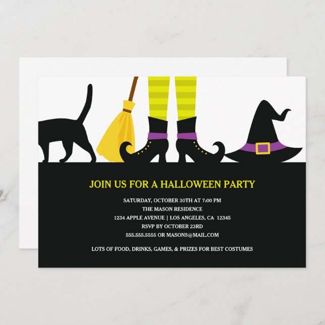 Witches Life Invitation (Front/Back)