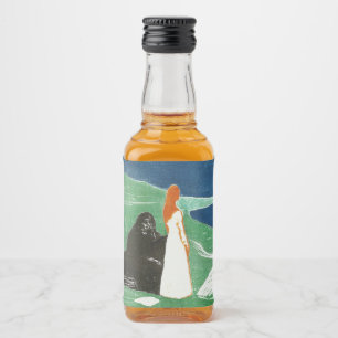 Witches Liquor Bottle Label