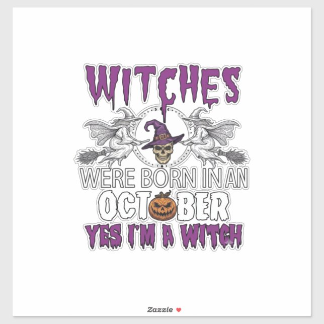 Witches October Halloween Skull Witch Hat Pumpkin_ (Sheet)