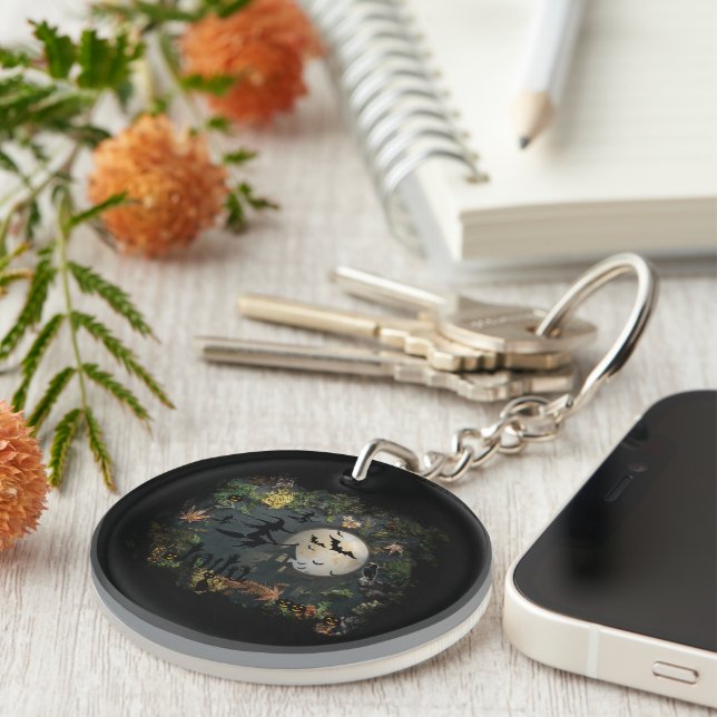 Witches Party Night Key Ring (Front Right)