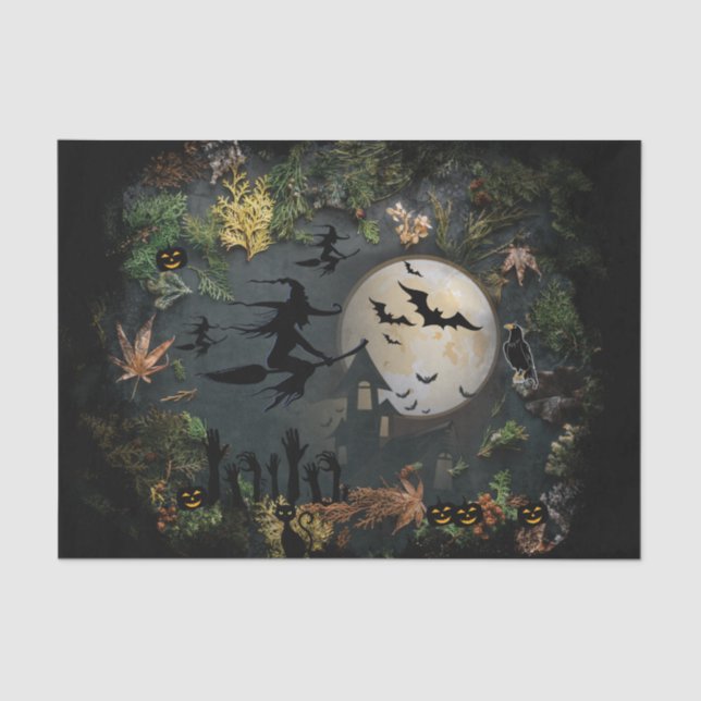 Witches Party Night Tissue Paper (Front)