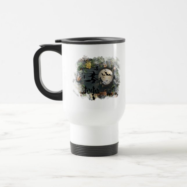 Witches Party Night Travel Mug (Left)