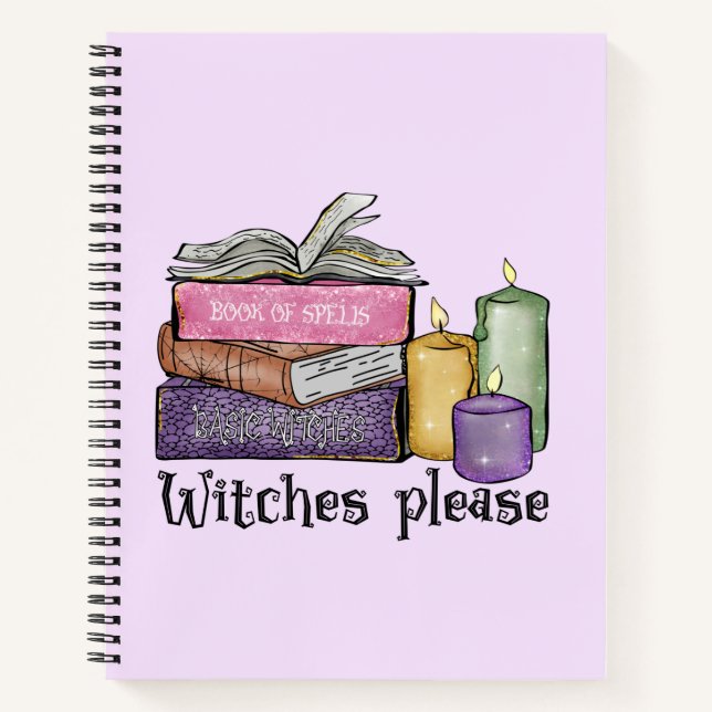Witches Please – Stack of Witchy Books (Front)