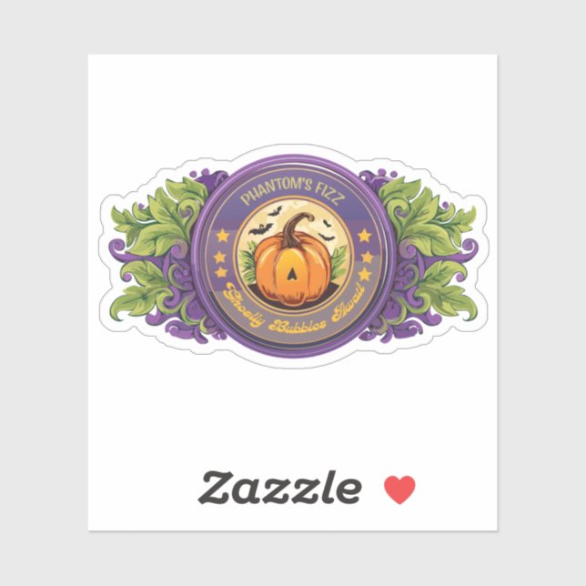 Witches Potion Phantom's Fizz Label (Sheet)