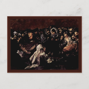 Witches' Sabbath,  By Francisco De Goya Postcard