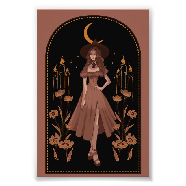Witches Spell Illustration Photo Print (Front)