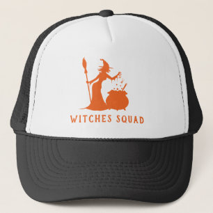 Witches Squad Halloween Mum Matching Party Trucker Hat