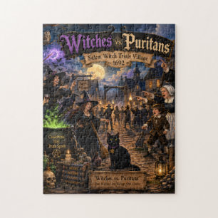 Witches vs. Puritans™ Salem Witch Trials Puzzle