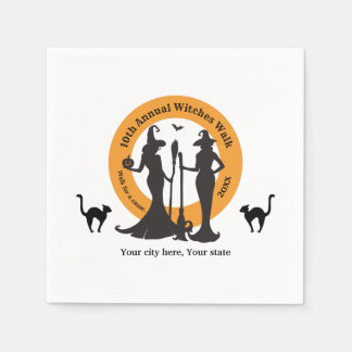 Witches Walk Event Cocktail Napkin