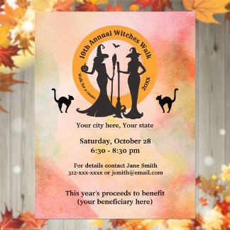 Witches Walk Event  Flyer