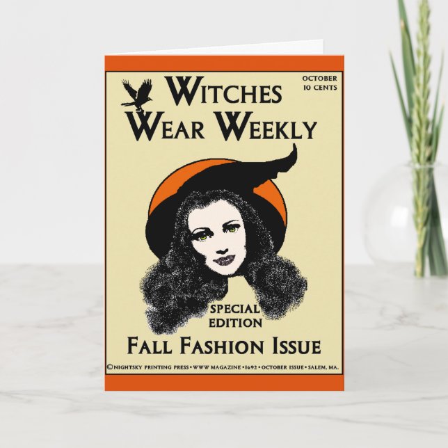Witches Wear Weekly Card (Front)