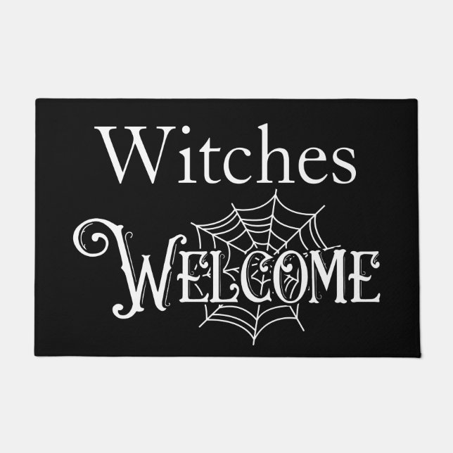 Witches Welcome Halloween Doormat (Front)