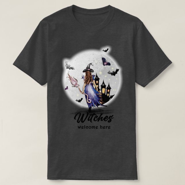witches welcome T-Shirt (Design Front)