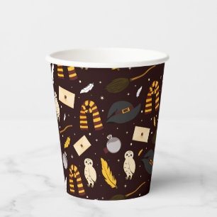 Witches, Wizards & Magic Pattern Paper Cups