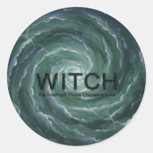 WitchesAgainstHate Classic Round Sticker