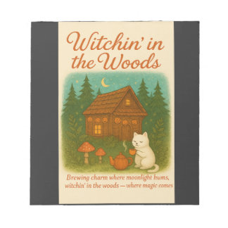 Witchin’ in the Woods – Cosy Cottagecore Halloween Notepad