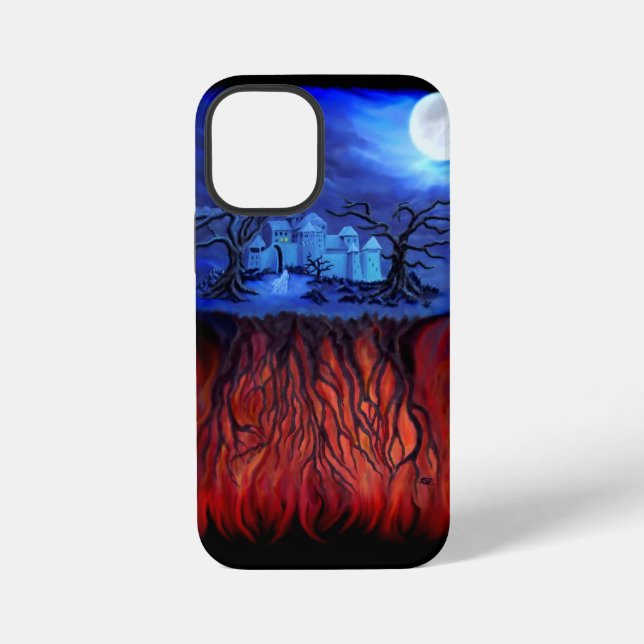 Witching hour, between Heaven and Hell iPhone Case (Back)