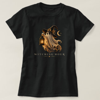 Witching Hour Gothic Halloween Ghost T-Shirt