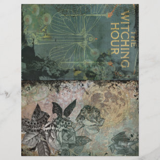 Witching Hour Mystical Collage Journal Paper