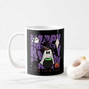 Witching Up Fun Happy Halloween Magic & Mischief Coffee Mug