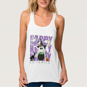 Witching Up Fun Happy Halloween Magic & Mischief Singlet