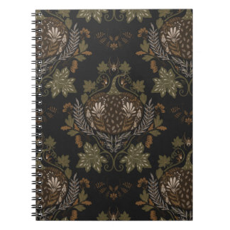 Witching Vine Folkloric Halloween Pumpkin Pattern Notebook