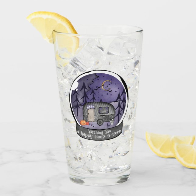 Witching You A Happy Camp-O-Ween Glass (Front Ice)