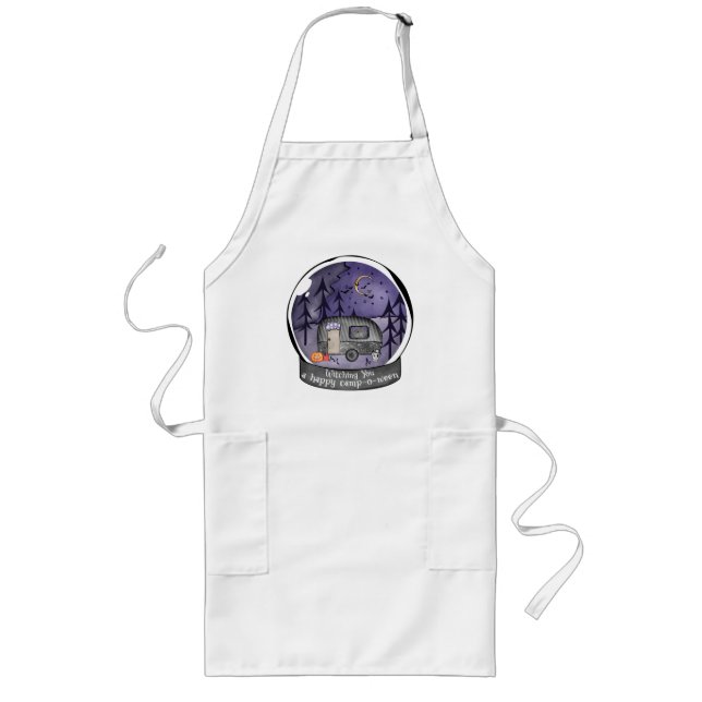 Witching You A Happy Camp-O-Ween Long Apron (Front)