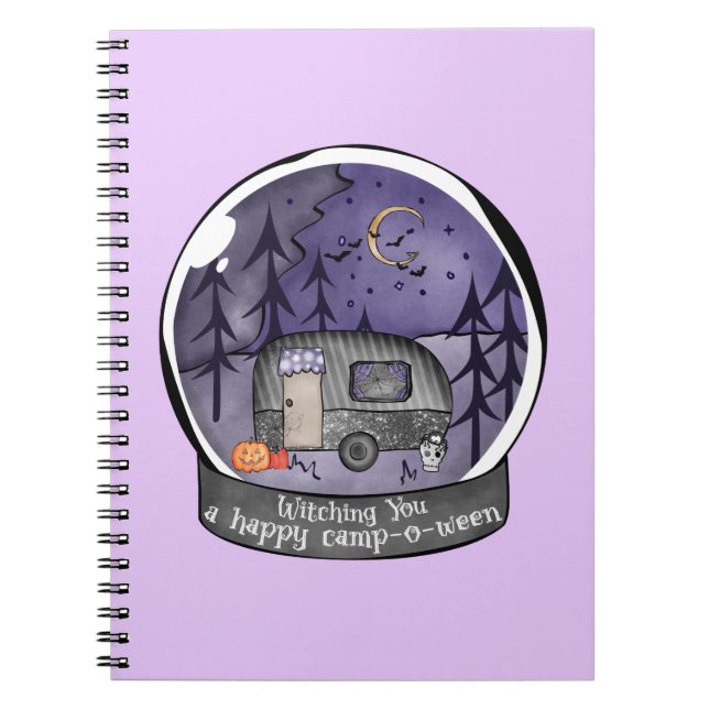 Witching You A Happy Camp-O-Ween Notebook (Front)