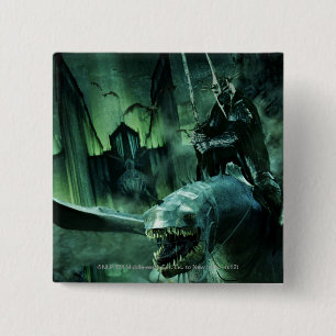 Witchking Riding Fellbeast 15 Cm Square Badge