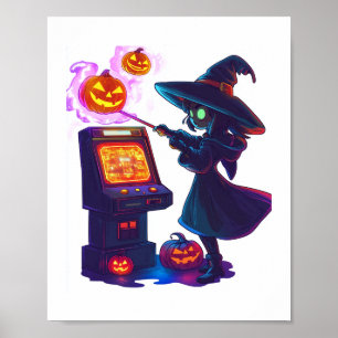 Witch's Arcade Night Poster