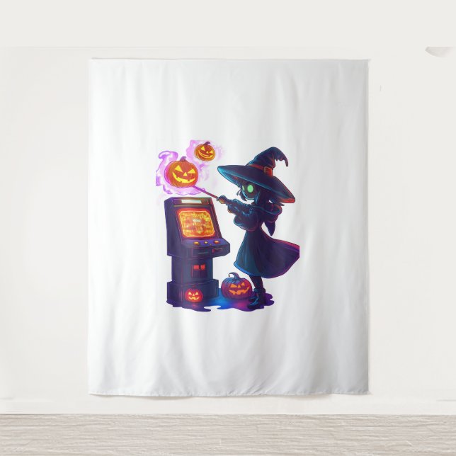 Witch's Arcade Night Tapestry (Front)