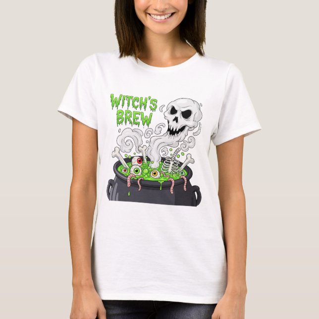 Witch's Brew Caldron T-Shirt (Front)